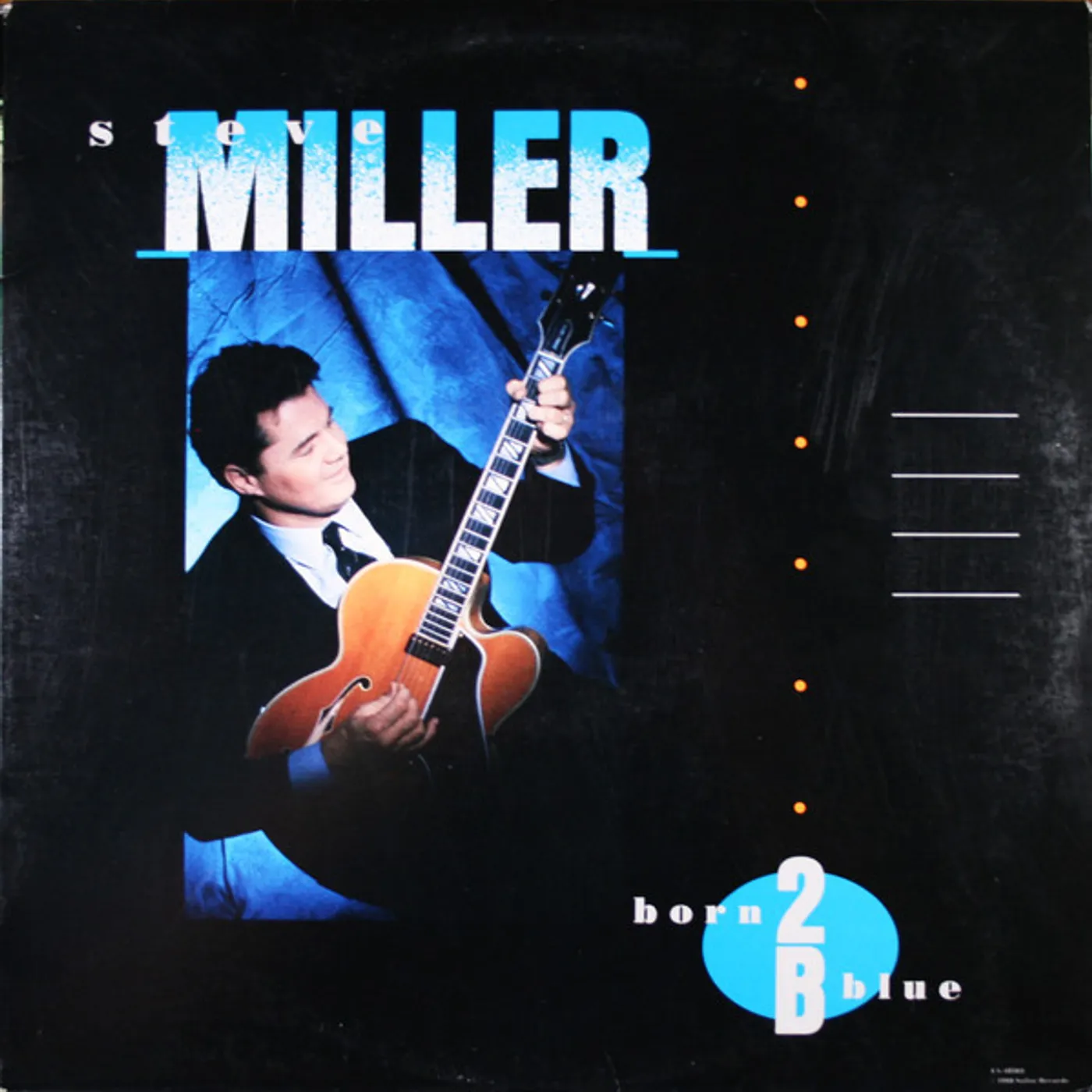 Steve Miller Band Born 2 B Blue Vinyl Record