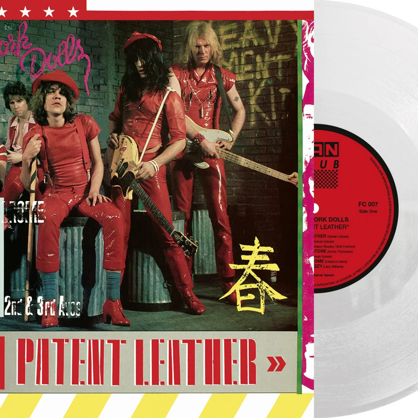 New York Dolls Red Patent Leather Vinyl Record