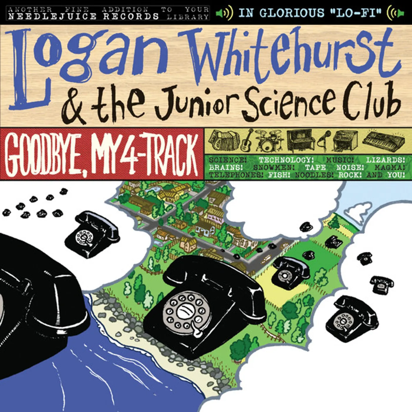 Logan Whitehurst & The Junior Science Club GOODBYE MY 4-TRACK Vinyl Record