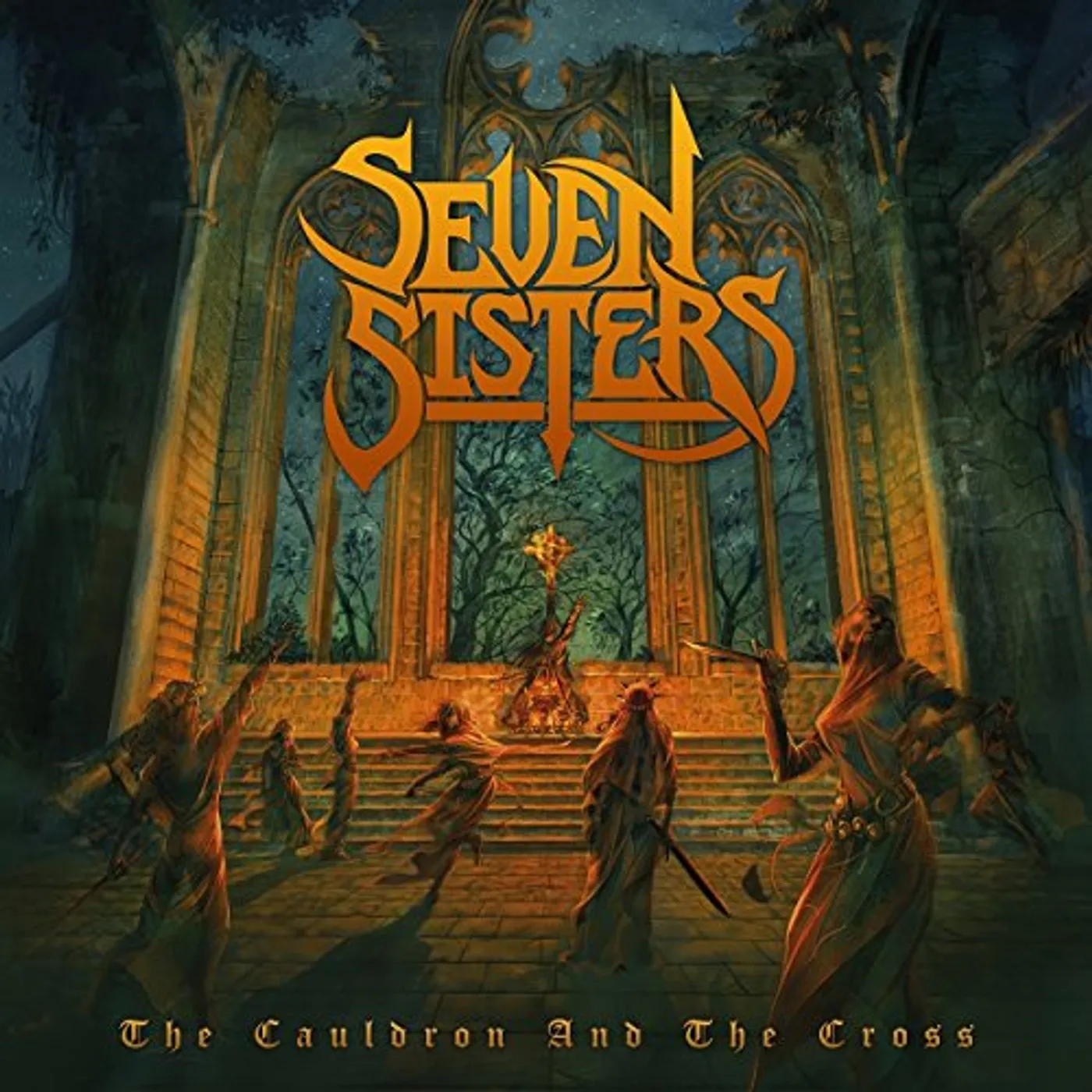 Seven Sisters CAULDRON AND THE CROSS Vinyl Record