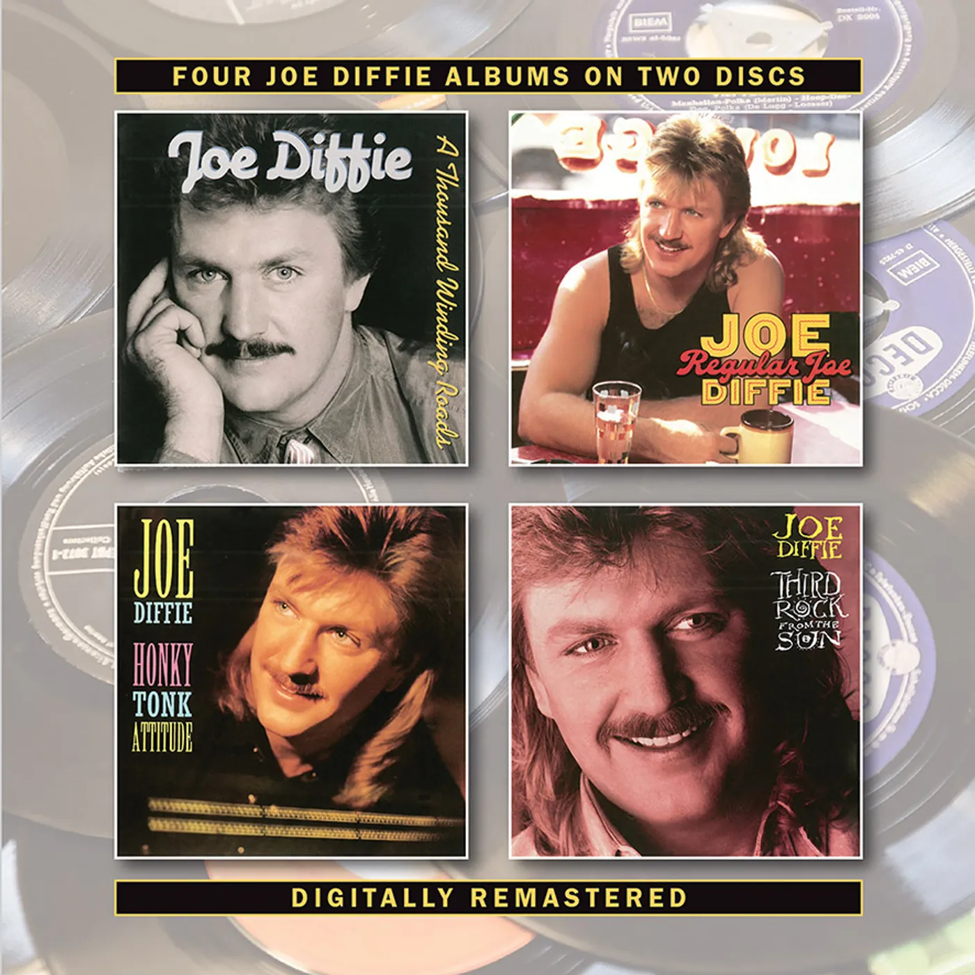Joe Diffie THOUSAND WINDING ROADS / REGULAR JOE / HONKY TONK CD