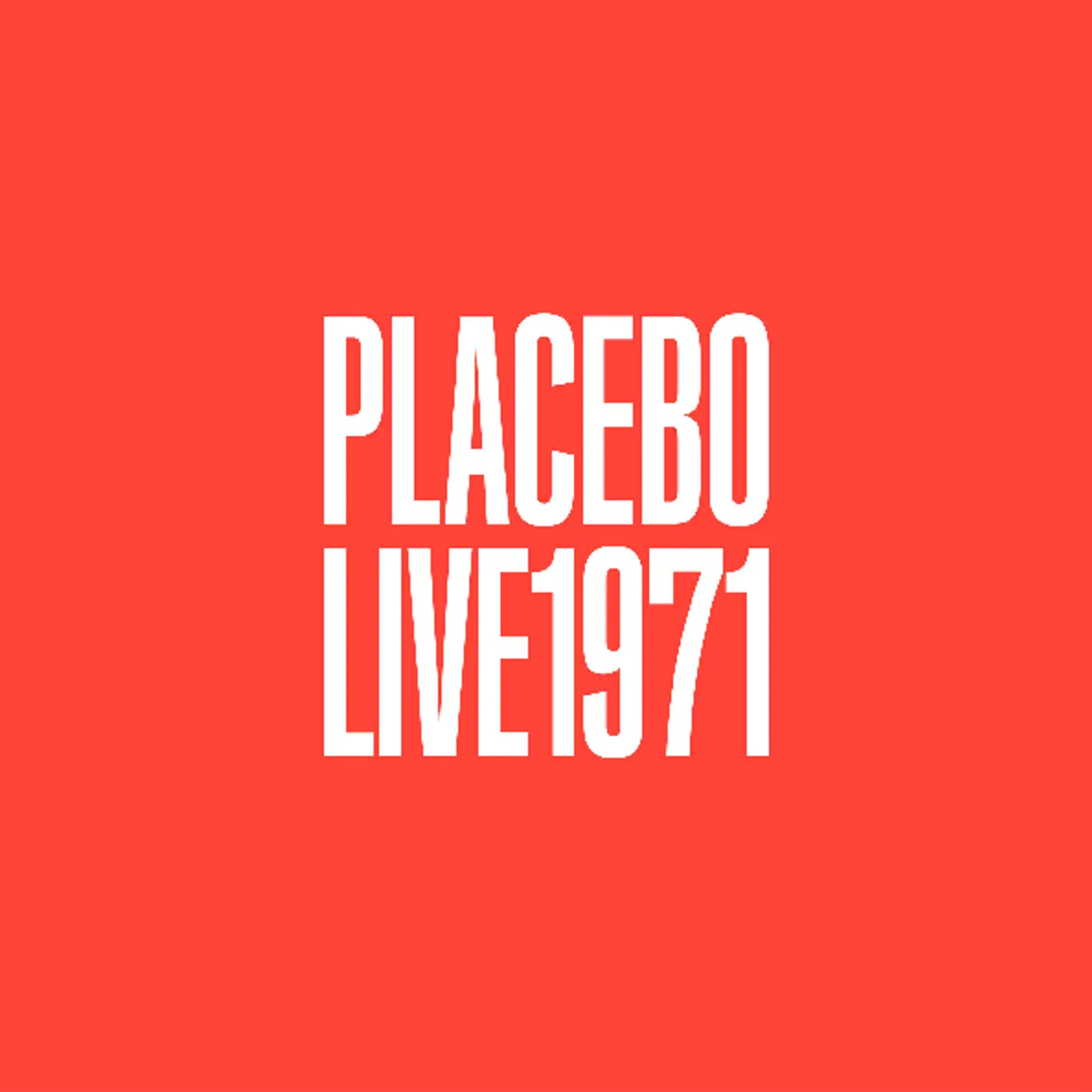 Placebo LIVE 1971 Vinyl Record