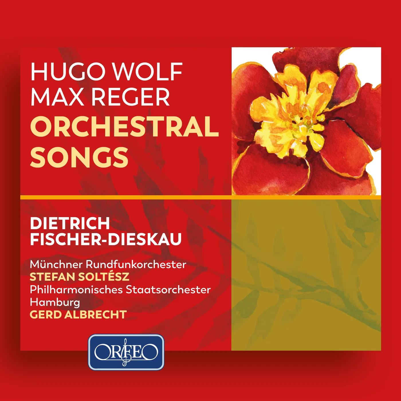 Dietrich Fischer-Dieskau WOLF & REGER: ORCHESTRAL SONGS CD