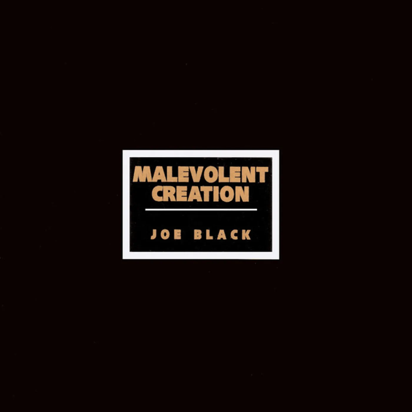 Malevolent Creation Joe Black Vinyl Record