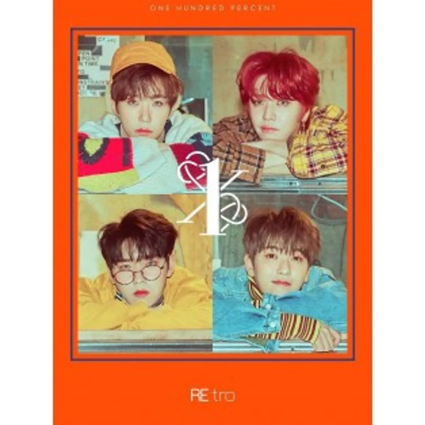 100% 6TH MINI ALBUM : RE:TRO (HIP VERSION) CD