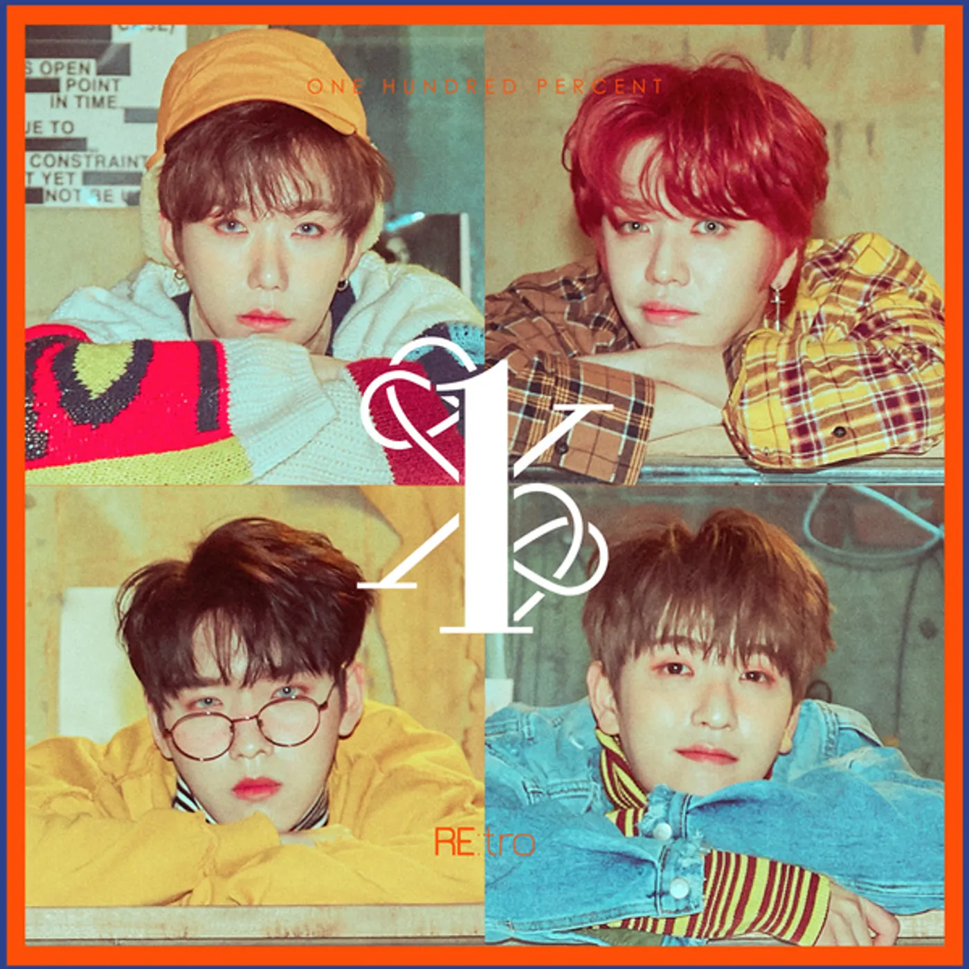 100% 6TH MINI ALBUM : RE:TRO (NEW VERSION) CD