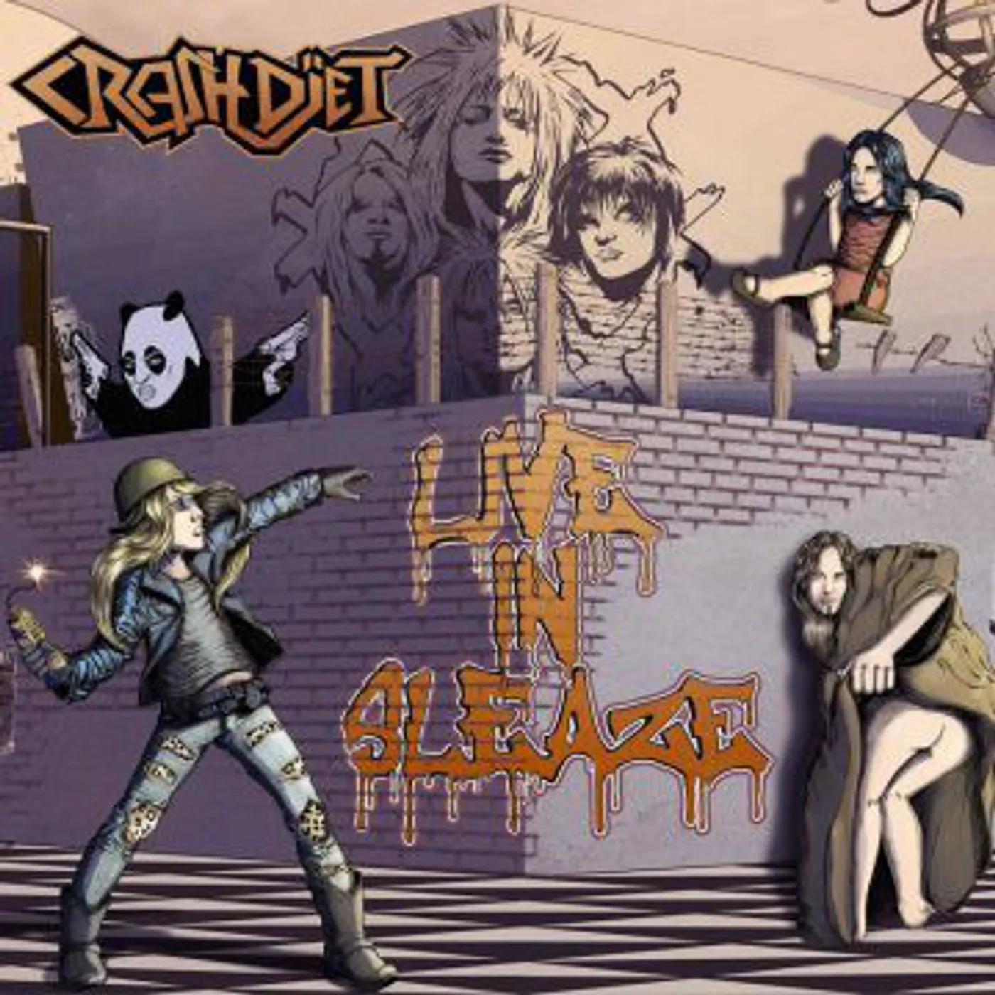 Crashdïet LIVE IN SLEAZE CD