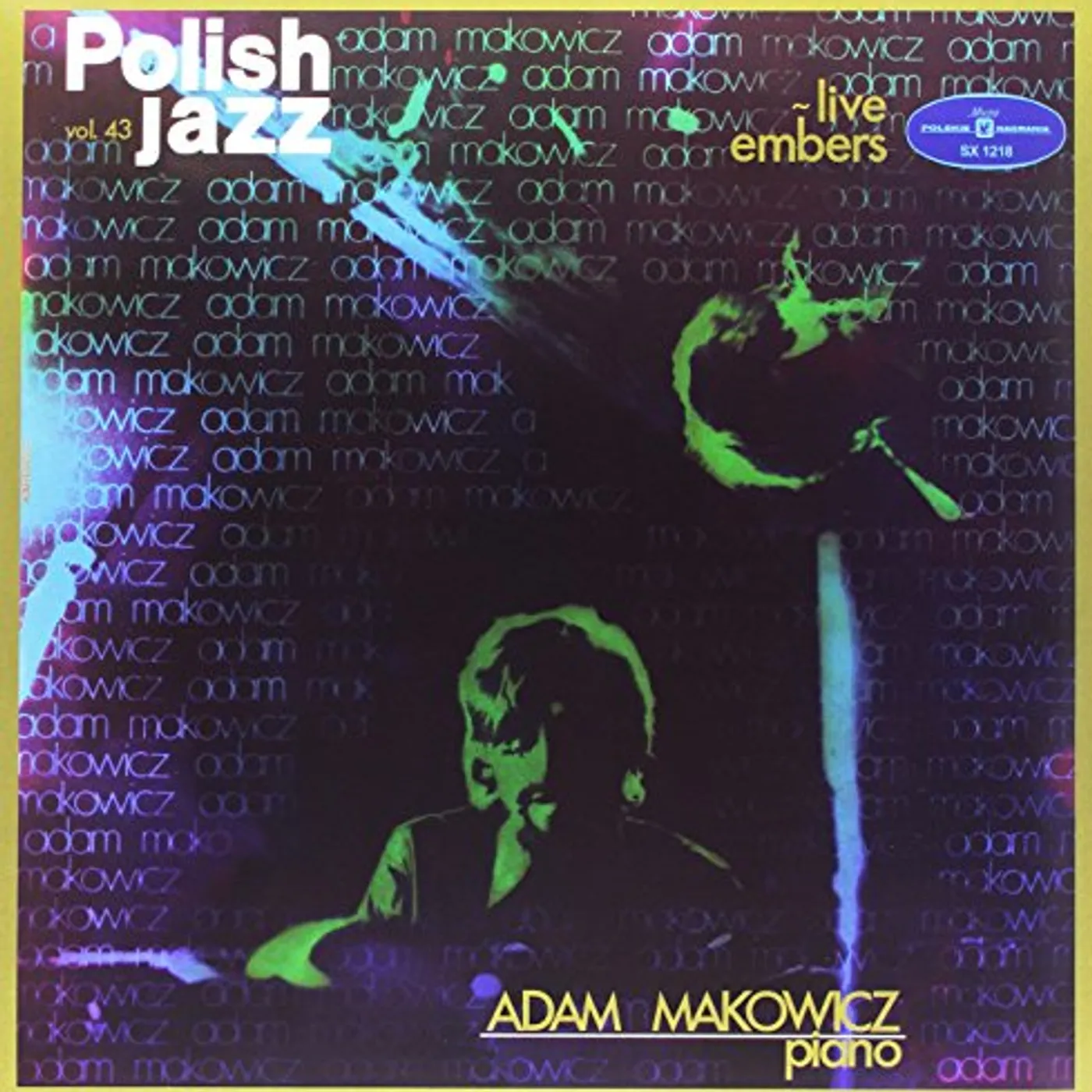 Adam Makowicz LIVE EMBERS (POLISH JAZZ) Vinyl Record