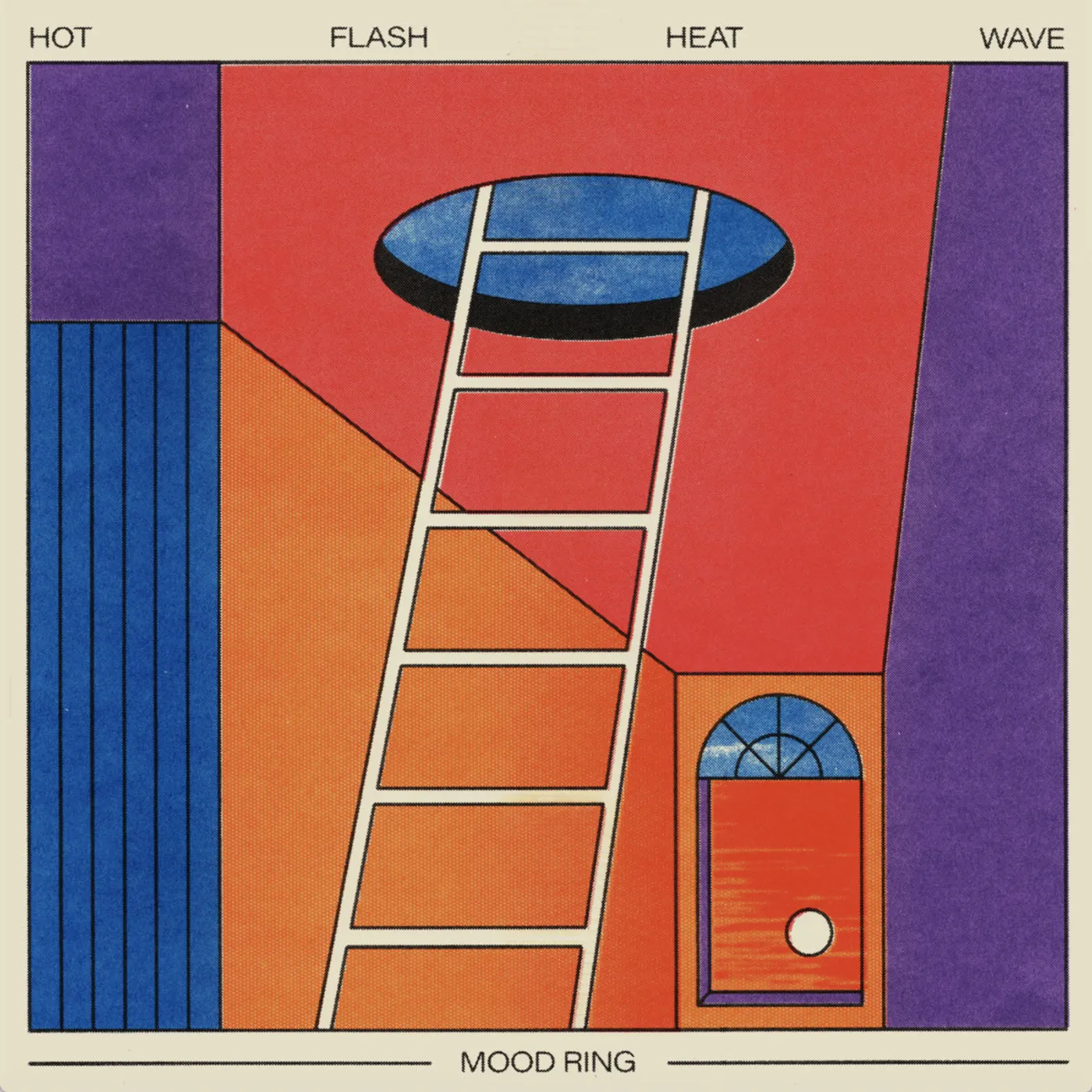 Hot Flash Heat Wave MOOD RING Vinyl Record