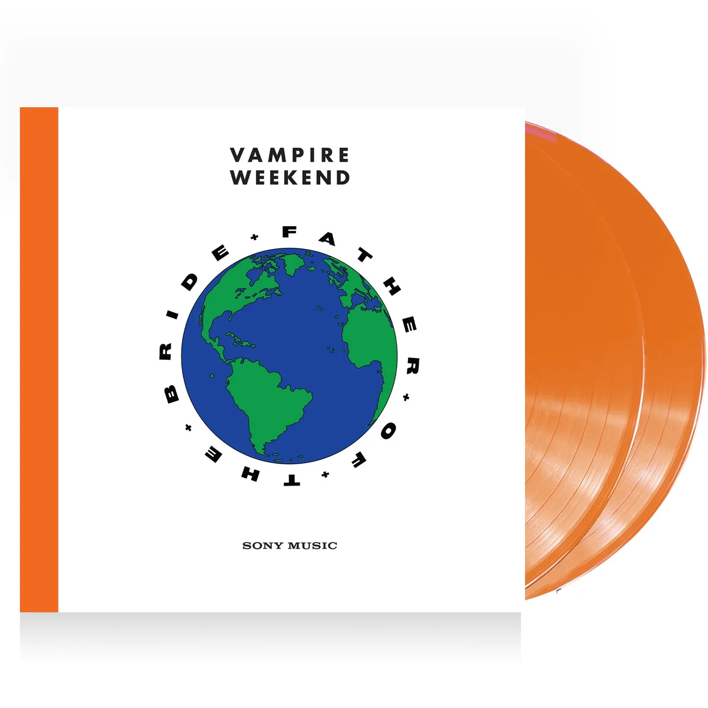Vampire Weekend FATHER OF THE BRIDE - Limited Edition Orange Colored Double LP Vinyl Record