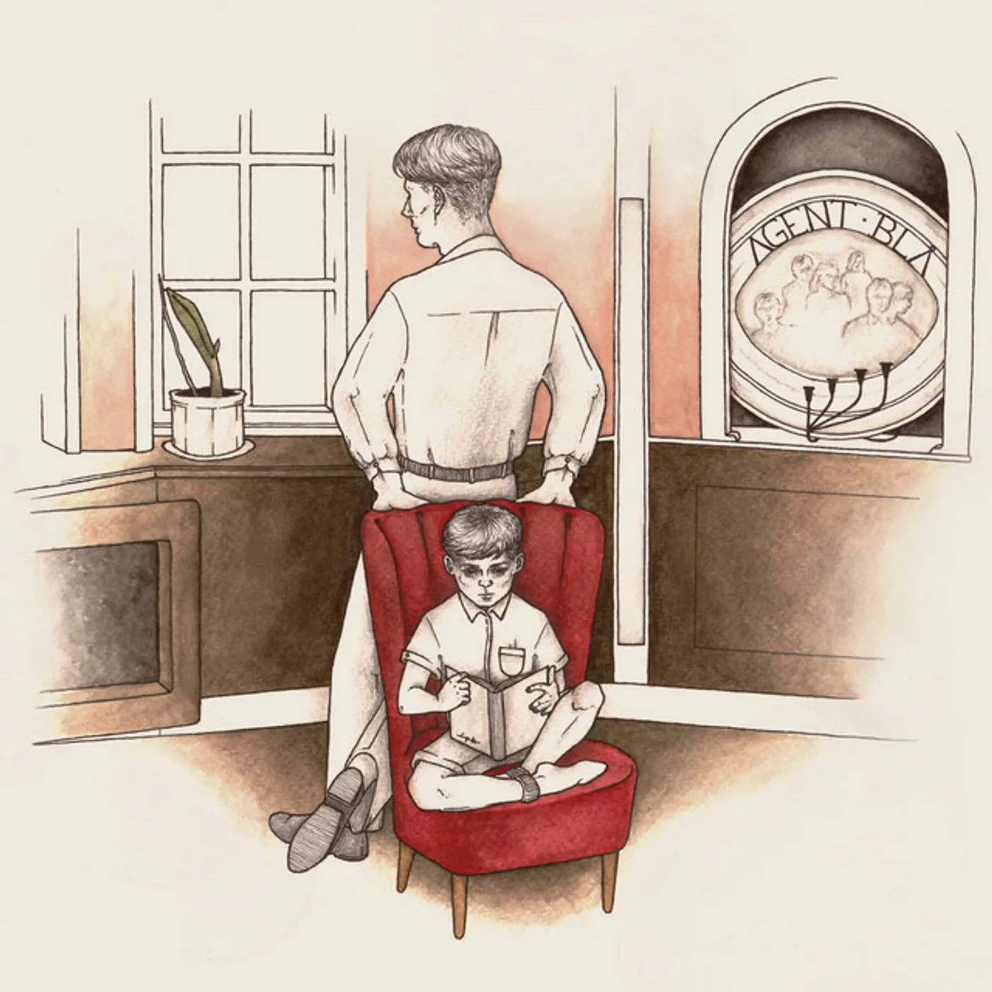 Agent blå Morning Thoughts Vinyl Record