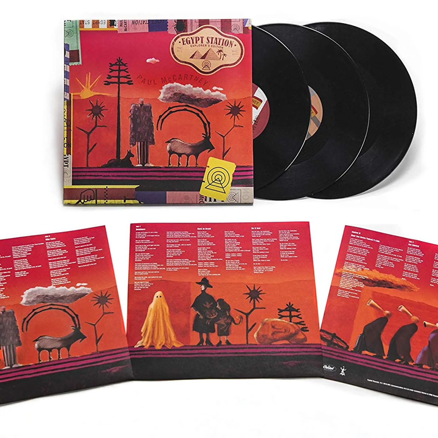 Paul McCartney EGYPT STATION EXPLORER'S EDITION Vinyl Record