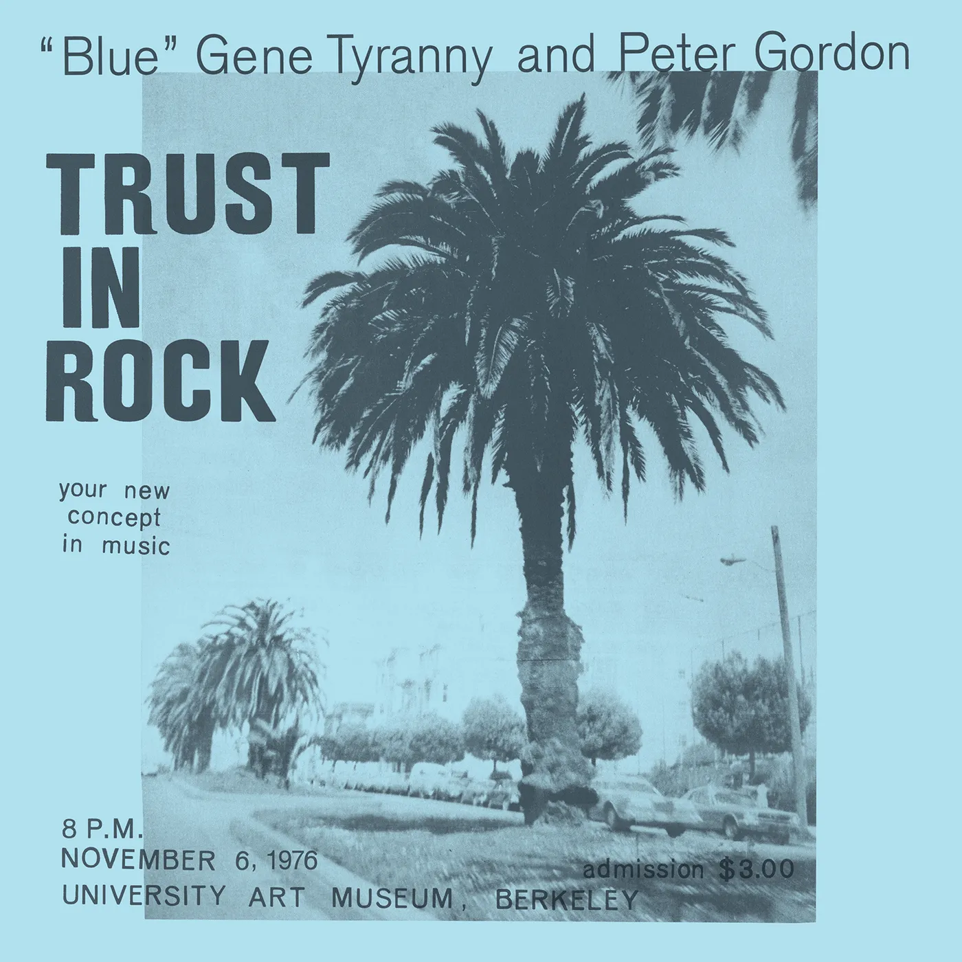 "Blue" Gene Tyranny Trust in Rock Vinyl Record