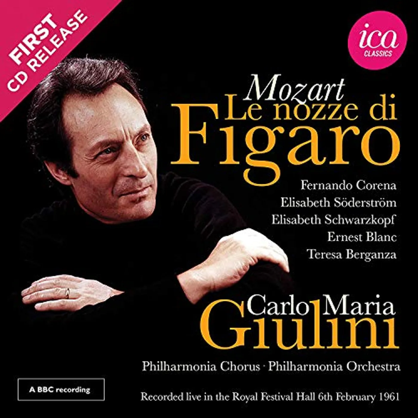 Carlo Maria Giulini MOZART: LE NOZZE DI FIGARO CD