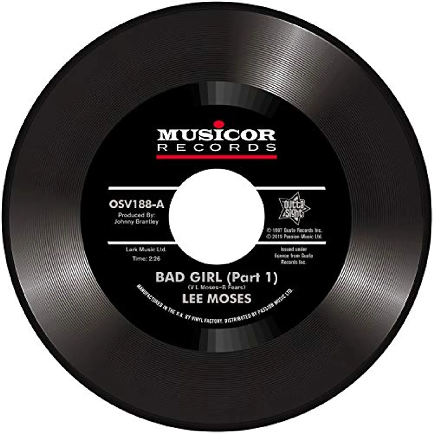 Lee Moses Bad Girl Vinyl Record