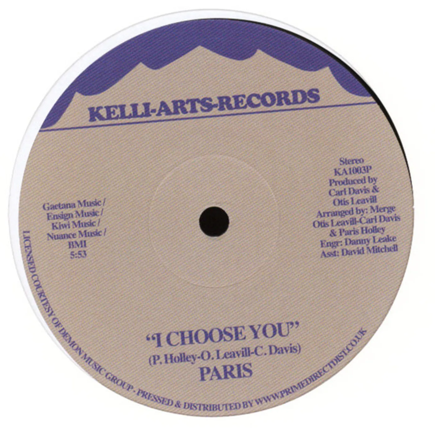 Paris I Choose You Vinyl Record