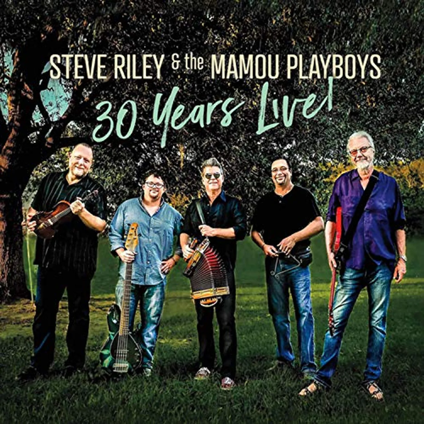 Steve Riley & The Mamou Playboys 30 YEARS LIVE CD