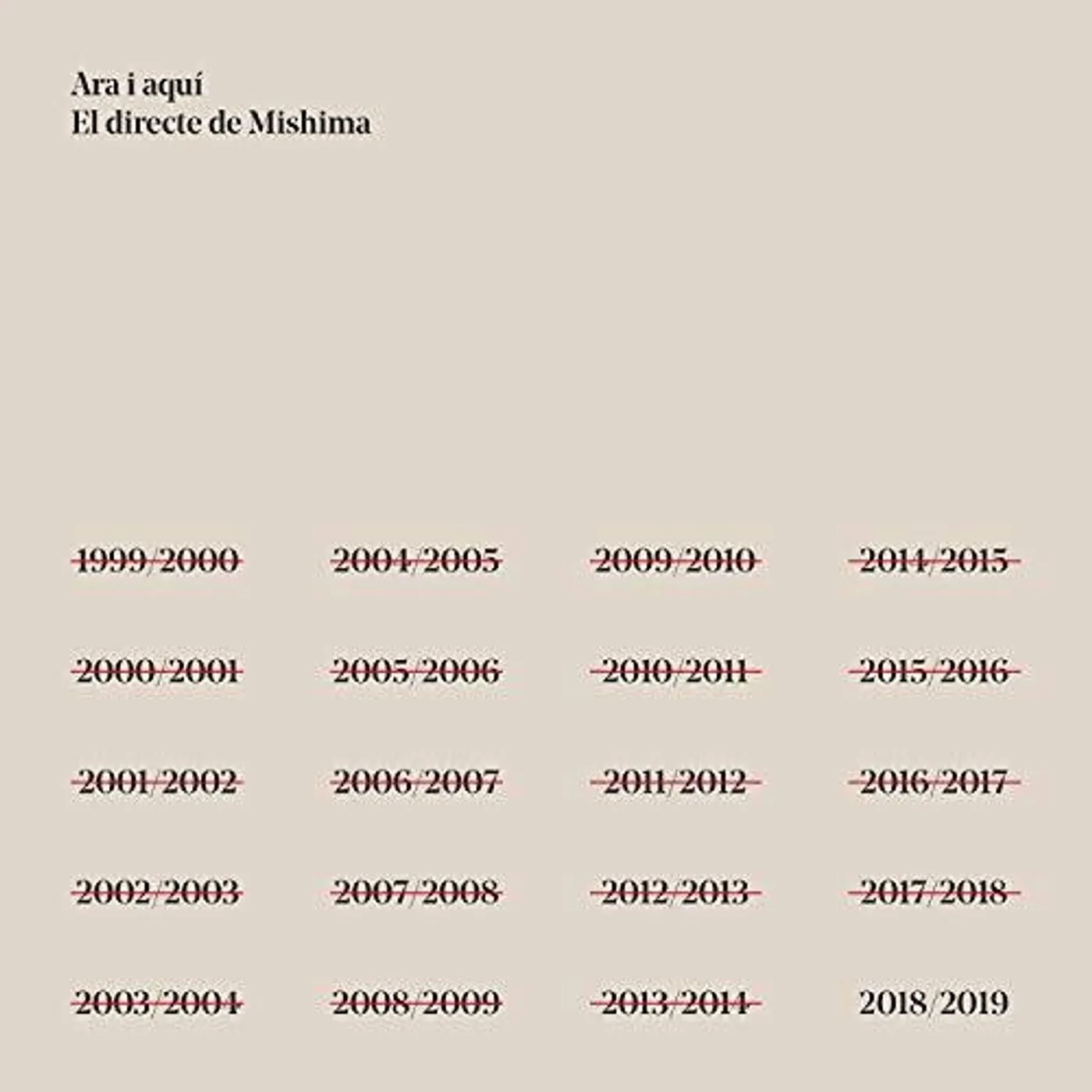 Mishima ARA I AQUI CD