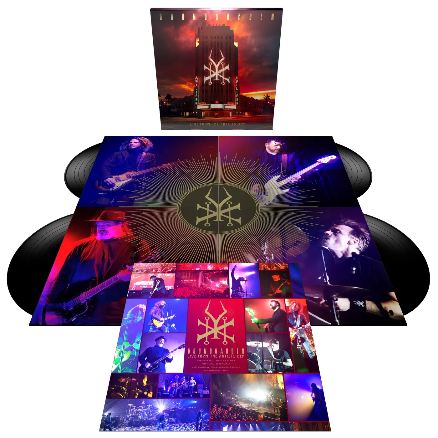 Soundgarden Live From The Artists Den (Deluxe 4 LP / Box Set) Vinyl Record