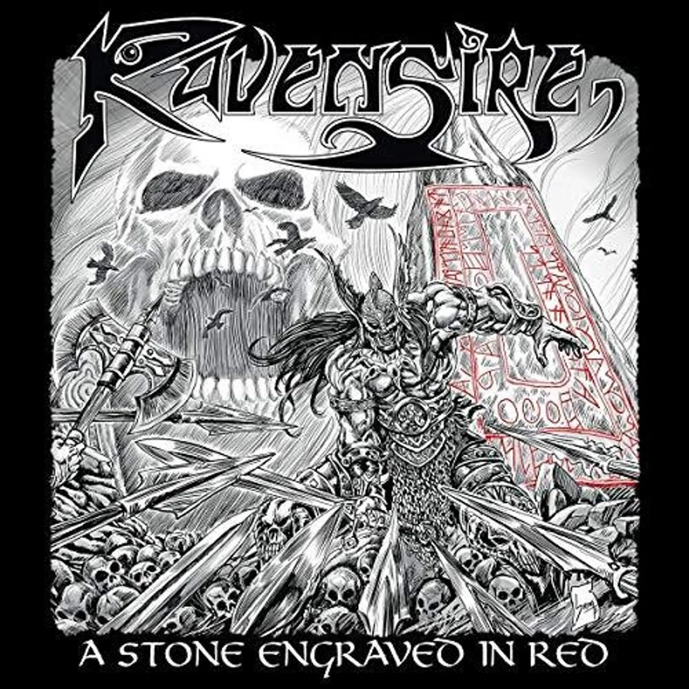 Ravensire STONE ENGRAVED IN RED Vinyl Record