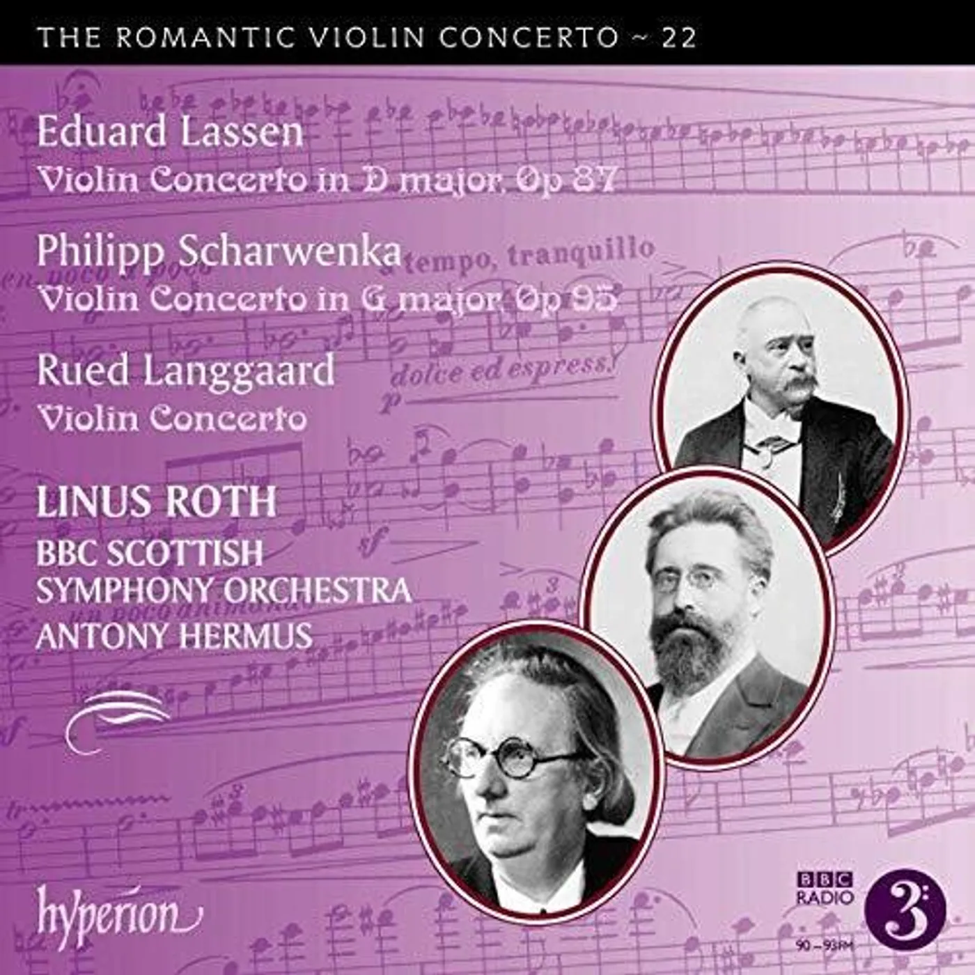 Linus Roth ROMANTIC VIOLIN CONCERTO VOL.22 CD