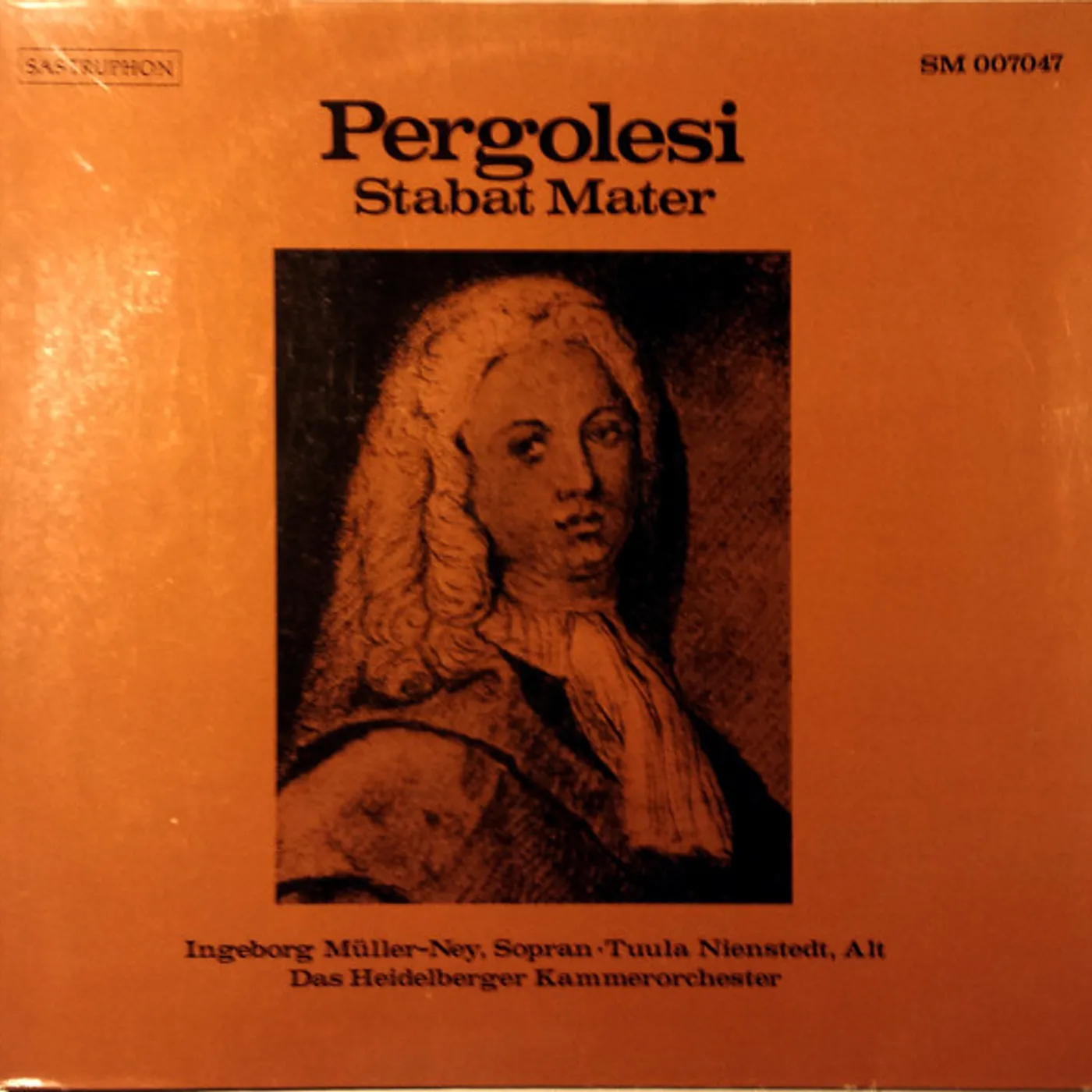 Giovanni Battista Pergolesi Stabat Mater Vinyl Record