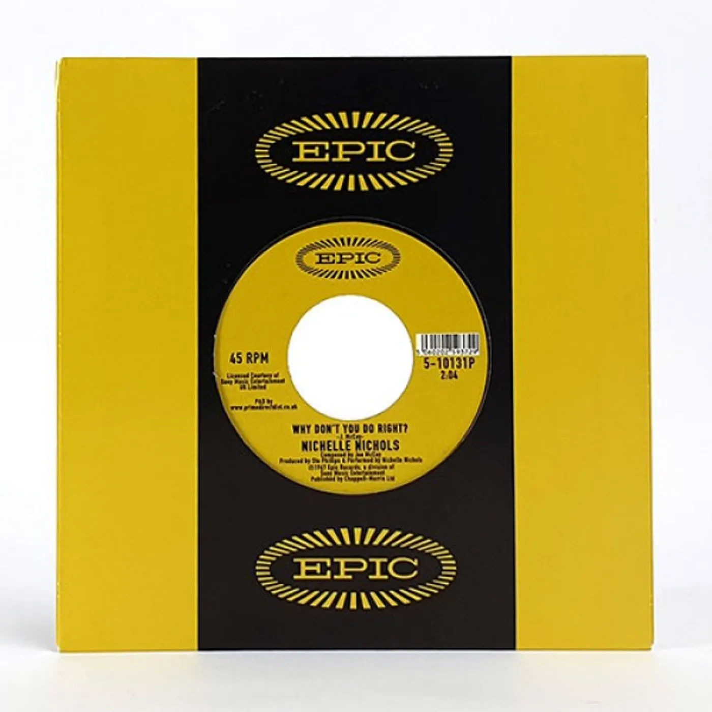 Nichelle Nichols KNOW WHAT I MEAN (STAR TREK ACTRESS) Vinyl Record