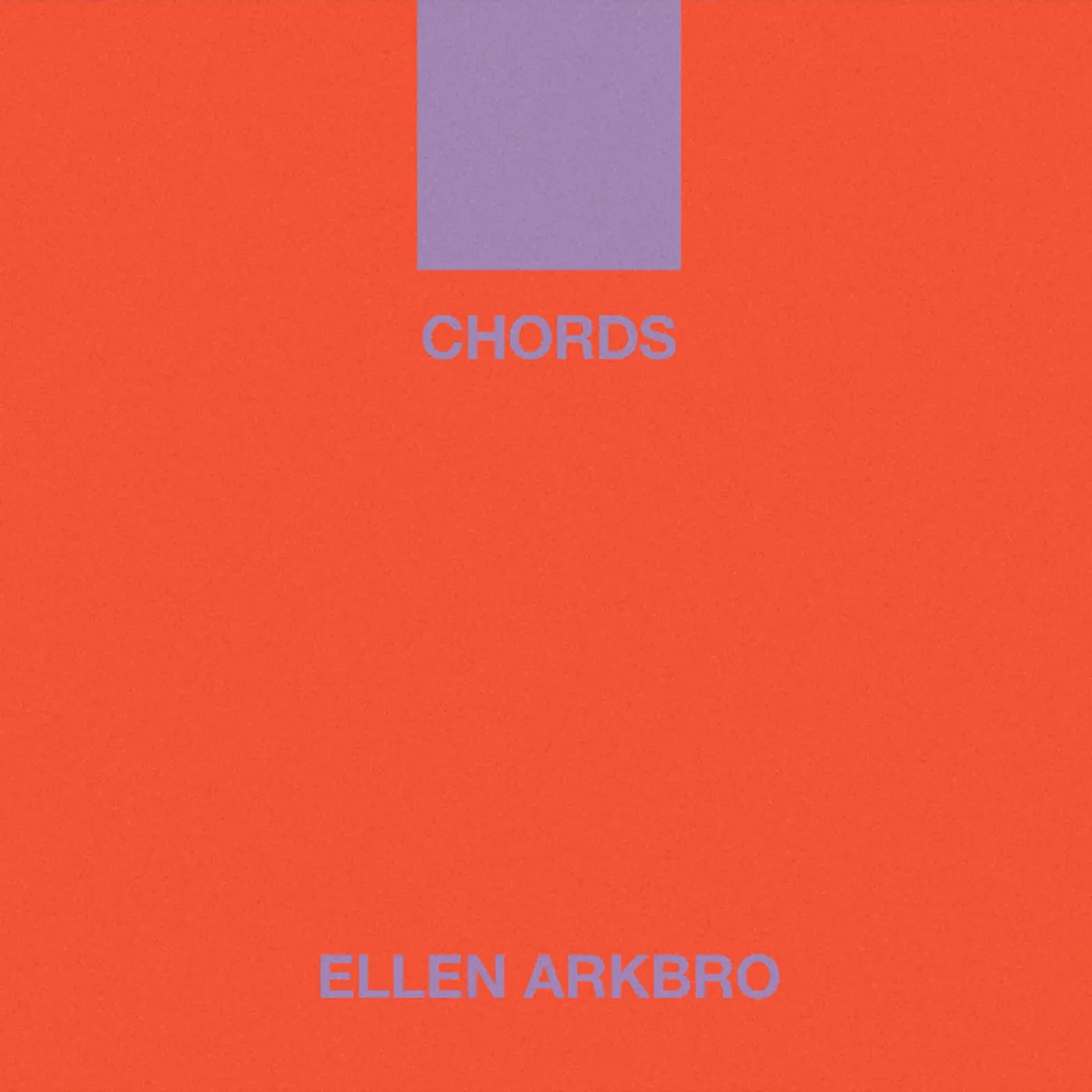 Ellen Arkbro Chords Vinyl Record