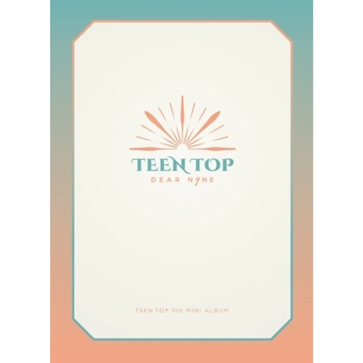 TEEN TOP DEAR.N9NE (9TH MINI ALBUM) (DRIVE VERSION) CD
