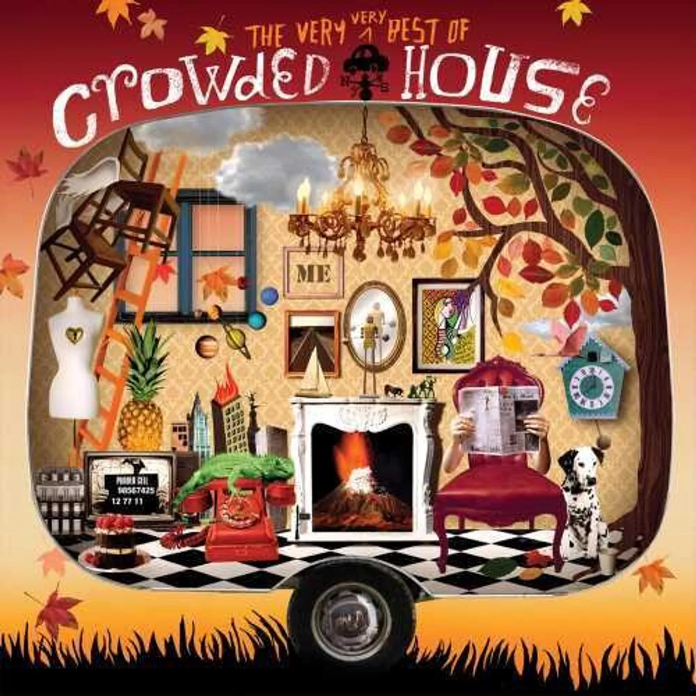 VERY VERY BEST OF CROWDED HOUSE Vinyl Record
