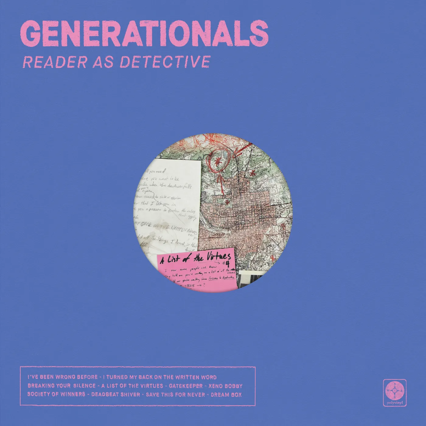 Generationals Reader As Detective Vinyl Record