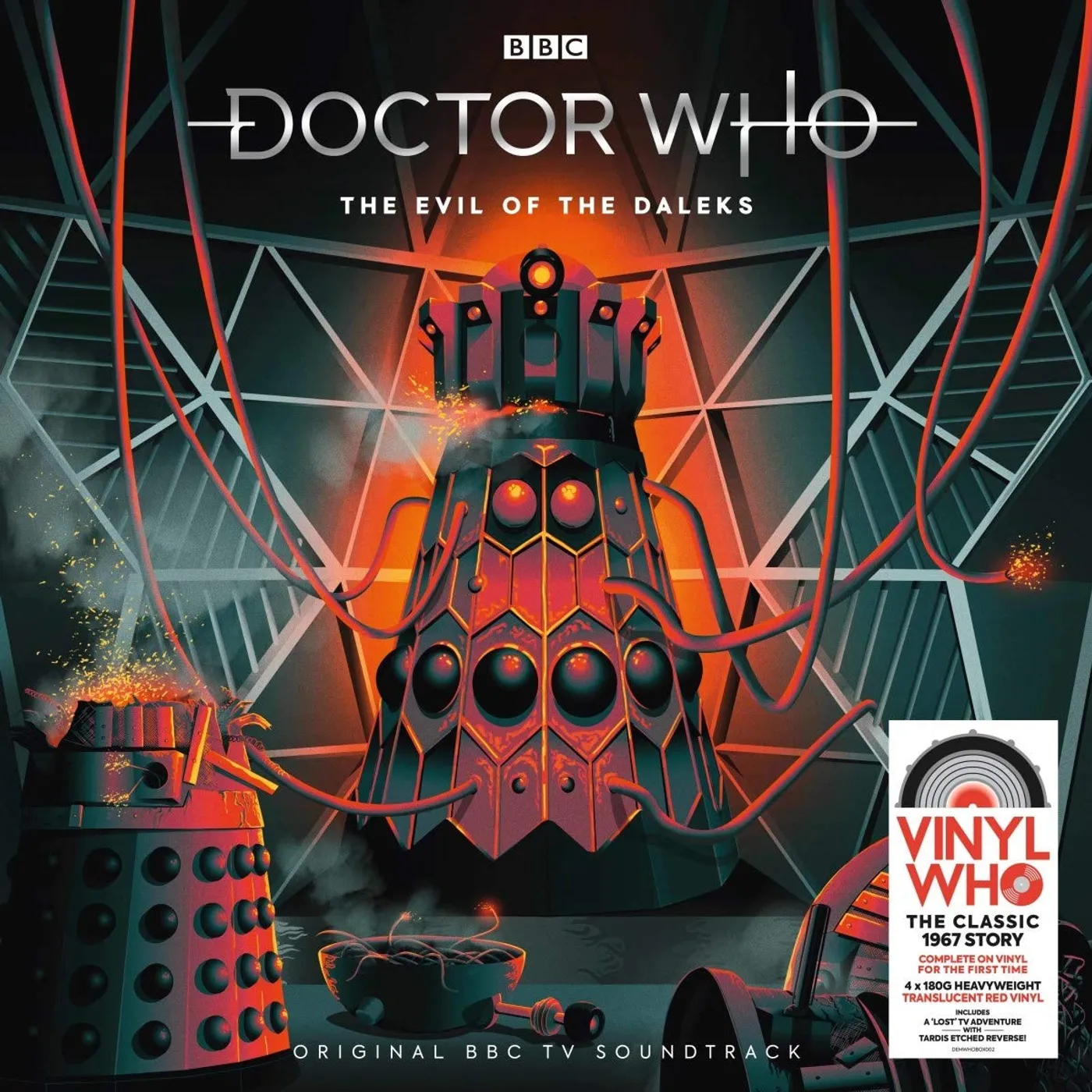 Doctor Who EVIL OF THE DALEKS / Original Soundtrack Vinyl Record