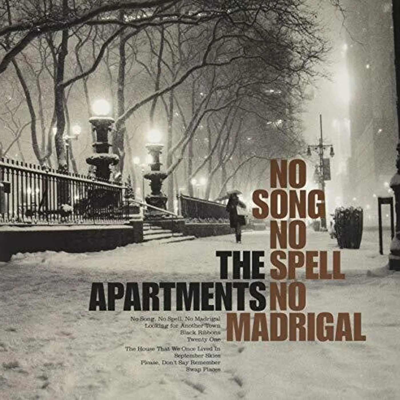 The Apartments NO SONG NO SPELL NO MADRIGAL Vinyl Record