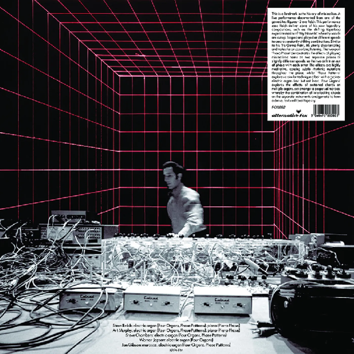 Steve Reich BERKELEY NOVEMBER 7 1970 Vinyl Record