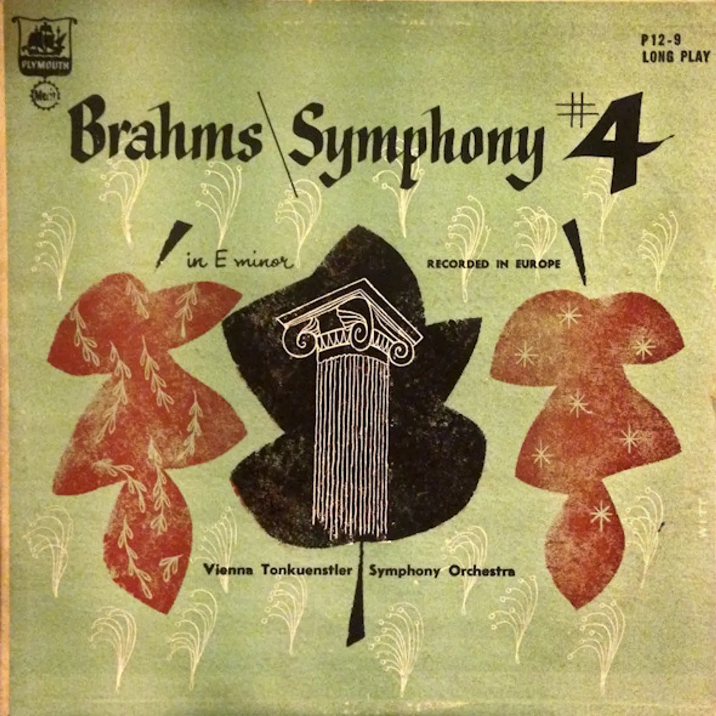 Johannes Brahms SYMPHONY 4 E MINOR Vinyl Record
