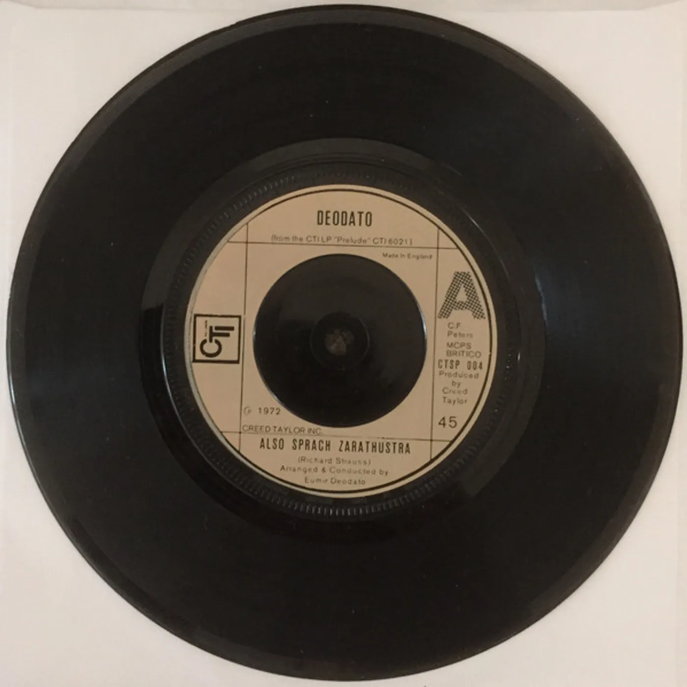 Strauss ALSO SPRACH ZARATHUSTRA Vinyl Record