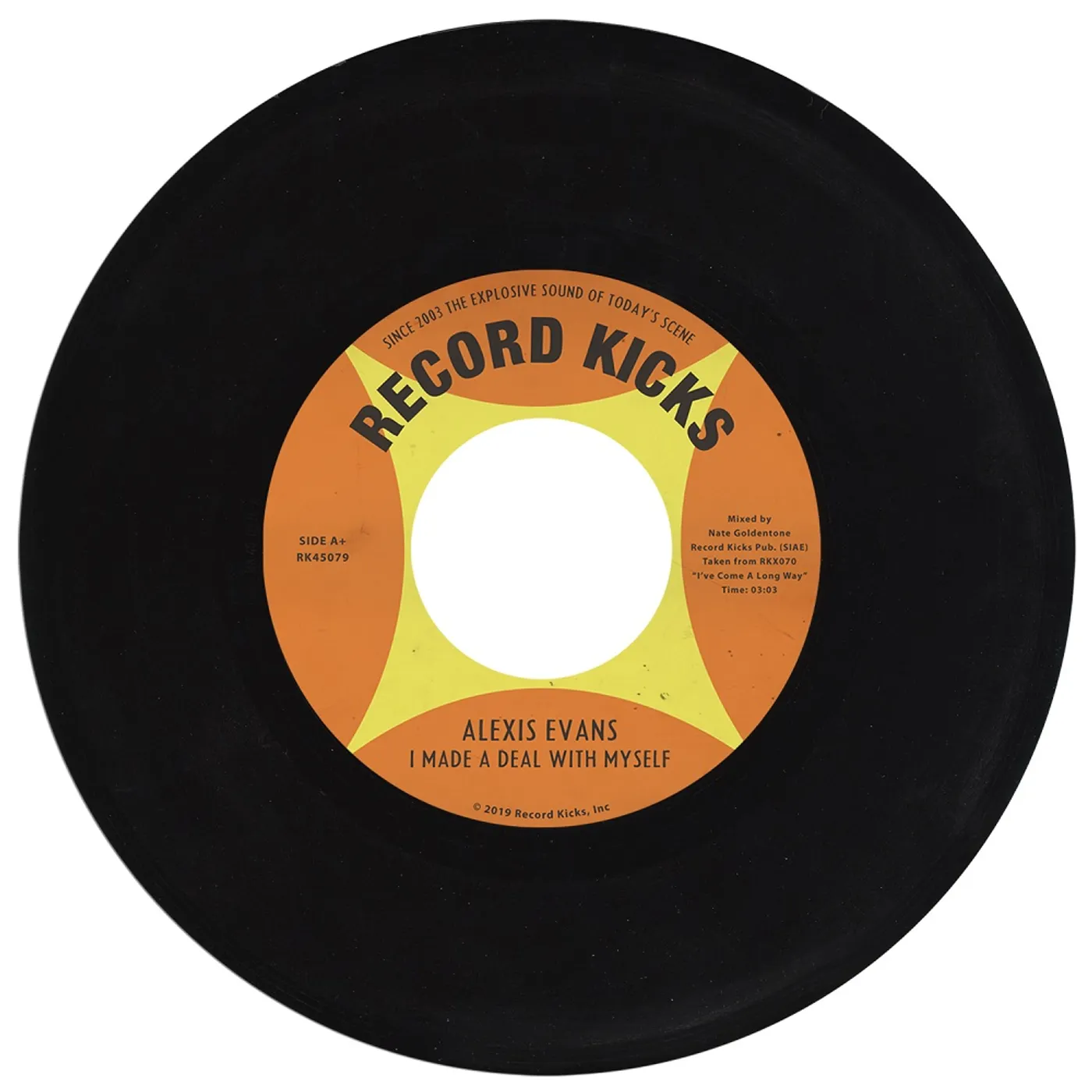 Alexis Evans I MADE A DEAL WITH MYSELF / YOUR WORDS Vinyl Record