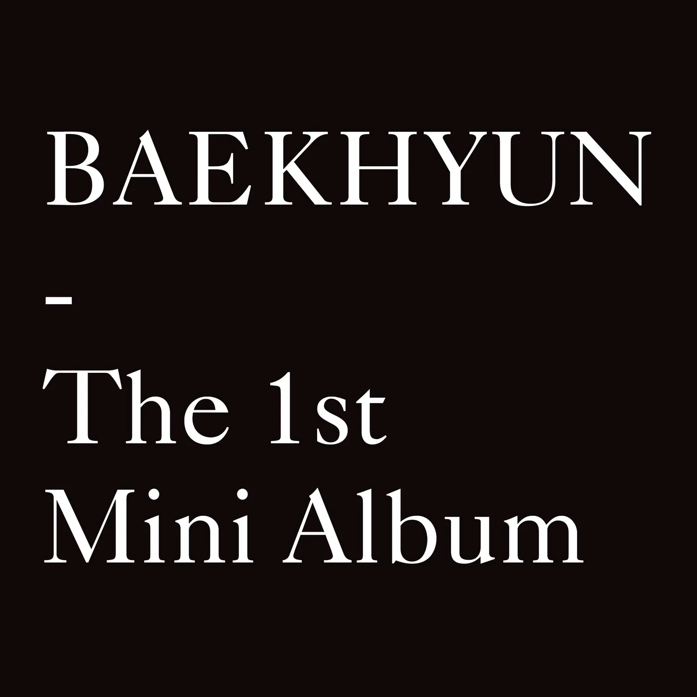 BAEKHYUN THE 1ST MINI ALBUM 'CITY LIGHTS' CD