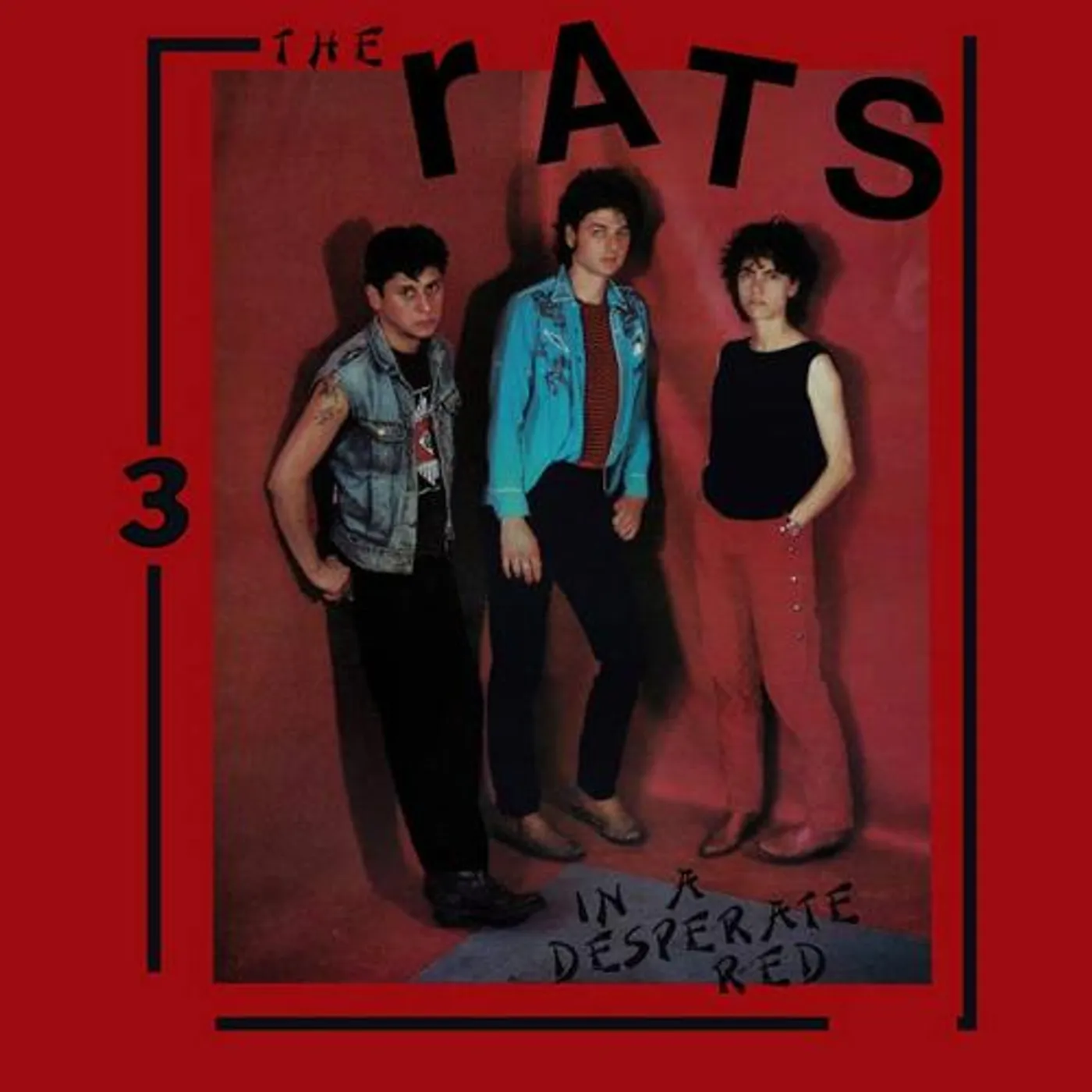 Rats IN A DESPERATE RED Vinyl Record