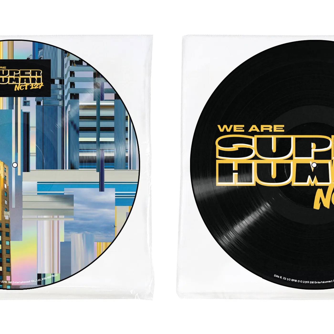 4TH MINI ALBUM NCT #127 WE ARE SUPERHUMAN (PICTURE DISC) Vinyl Record