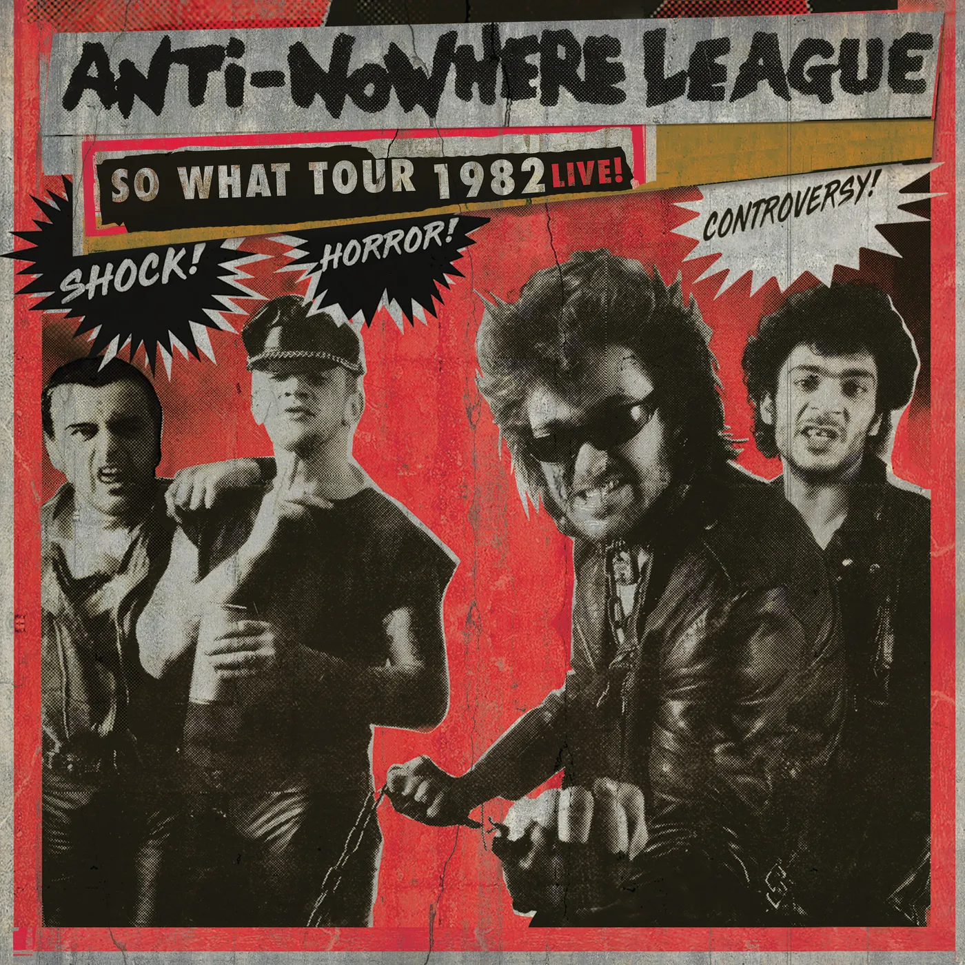 Anti-Nowhere League SO WHAT TOUR 1982 LIVE Vinyl Record