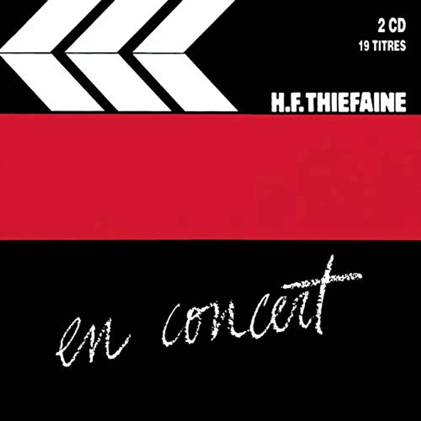 Hubert-Félix Thiéfaine EN CONCERT VOL 1 CD