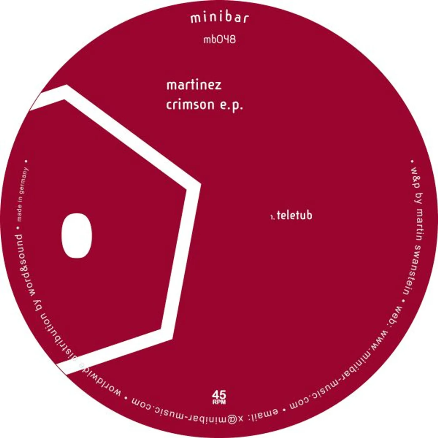 Martinez CRIMSON Vinyl Record