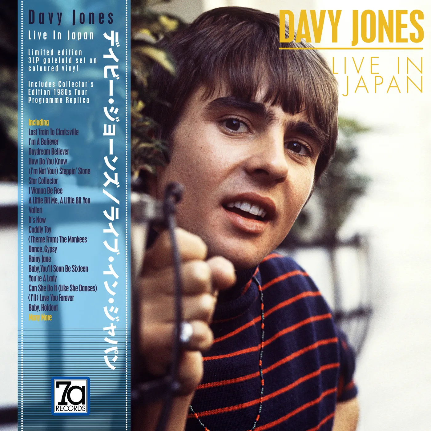 Davy Jones Live in Japan Vinyl Record