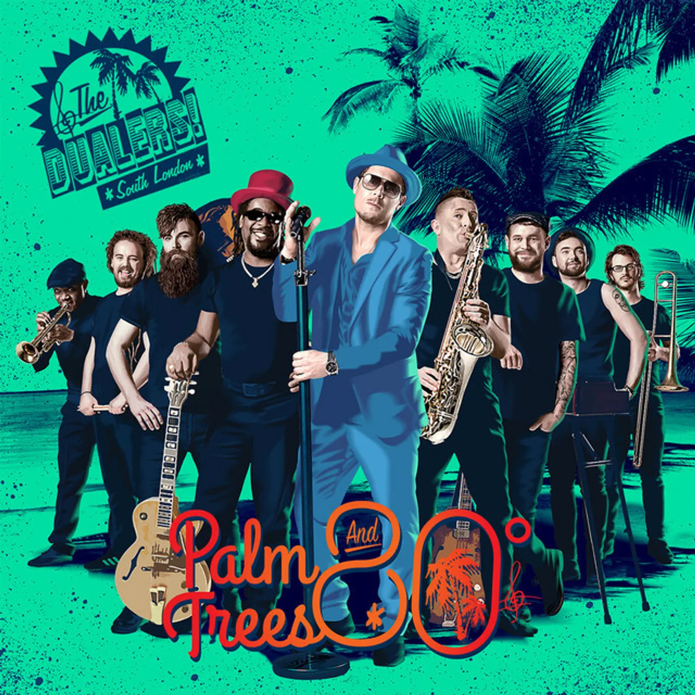 The Dualers PALM TREES & 80 DEGREES CD
