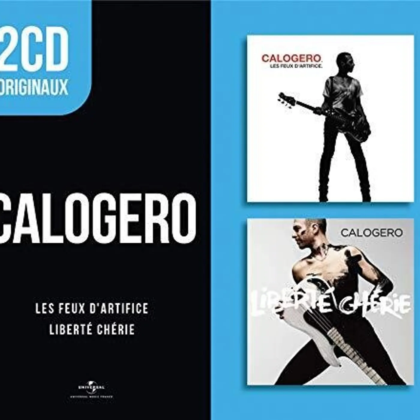 Calogero 2 CD ORIGINAUX : LES FEUX D'ARTIFICE / LIBERTE CD