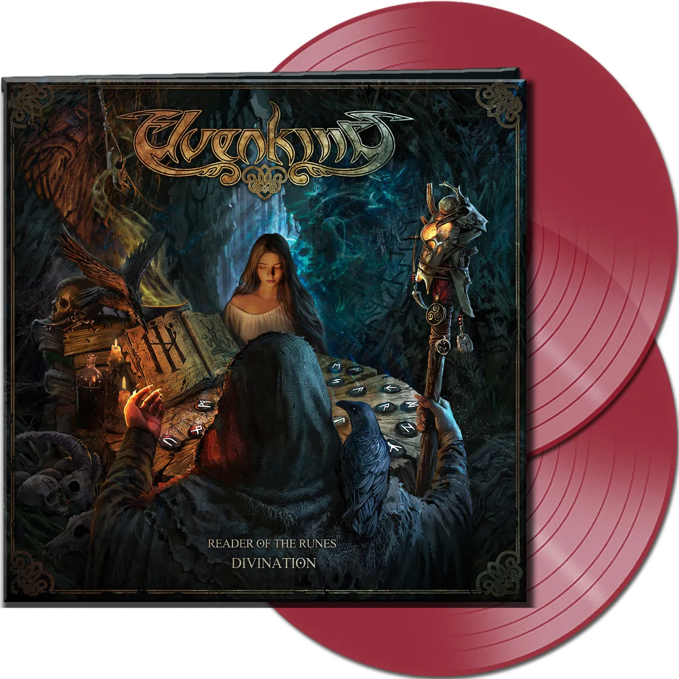 Elvenking READER OF THE RULES-DIVINATION (RED VINYL) Vinyl Record