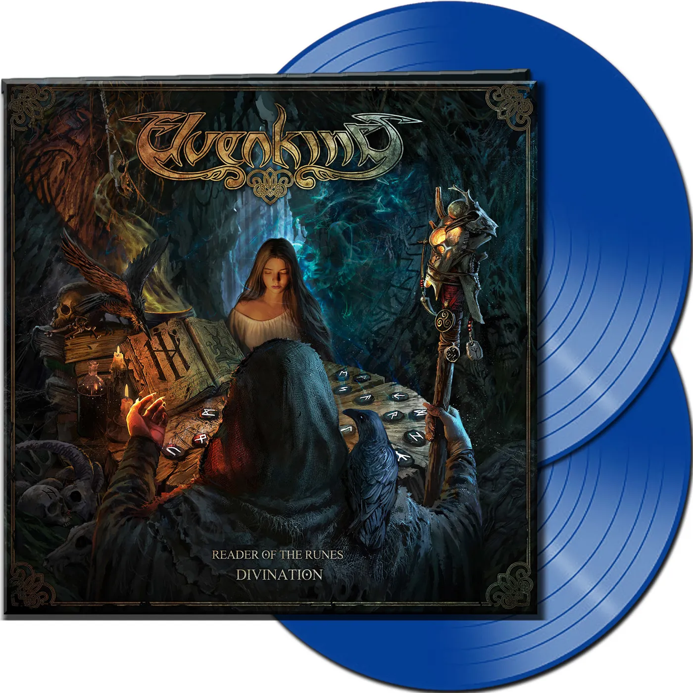 Elvenking READER OF THE RULES-DIVINATION (BLUE VINYL) Vinyl Record