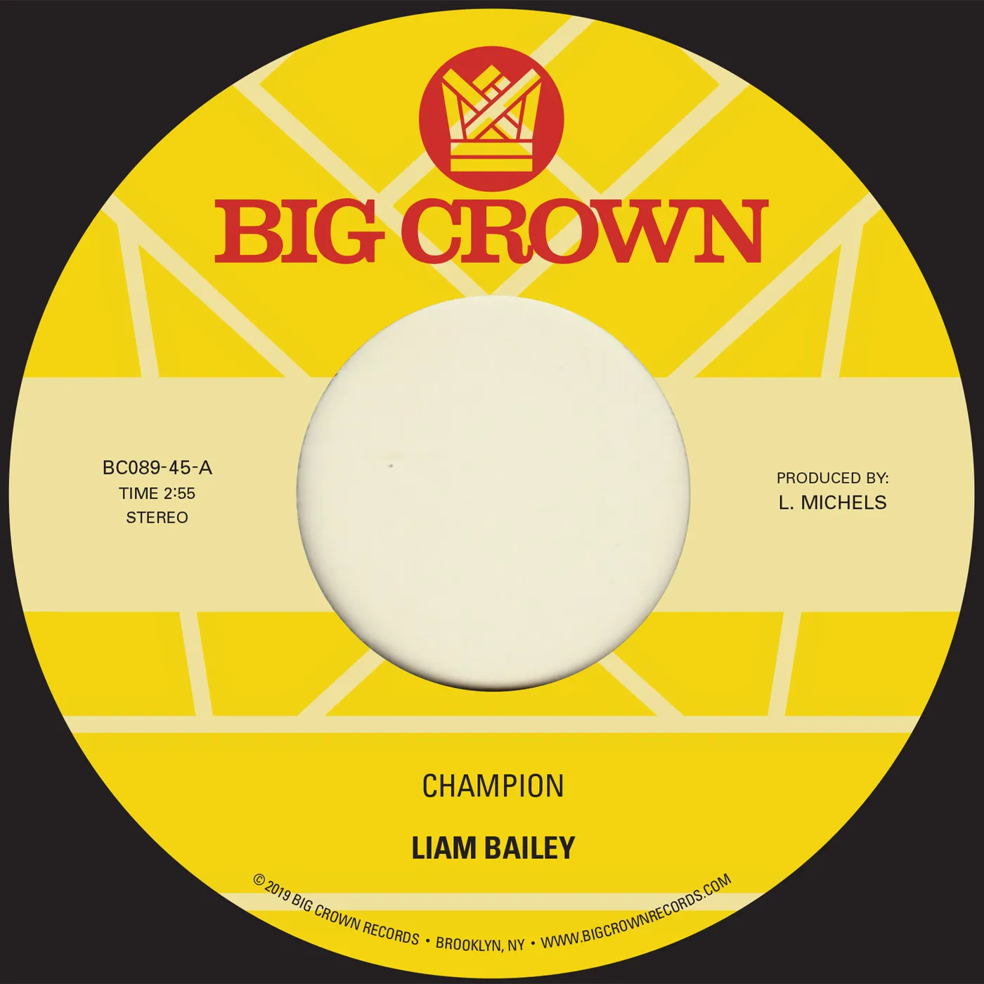 Liam Bailey CHAMPION / PLEASE LOVE ME AGAIN Vinyl Record