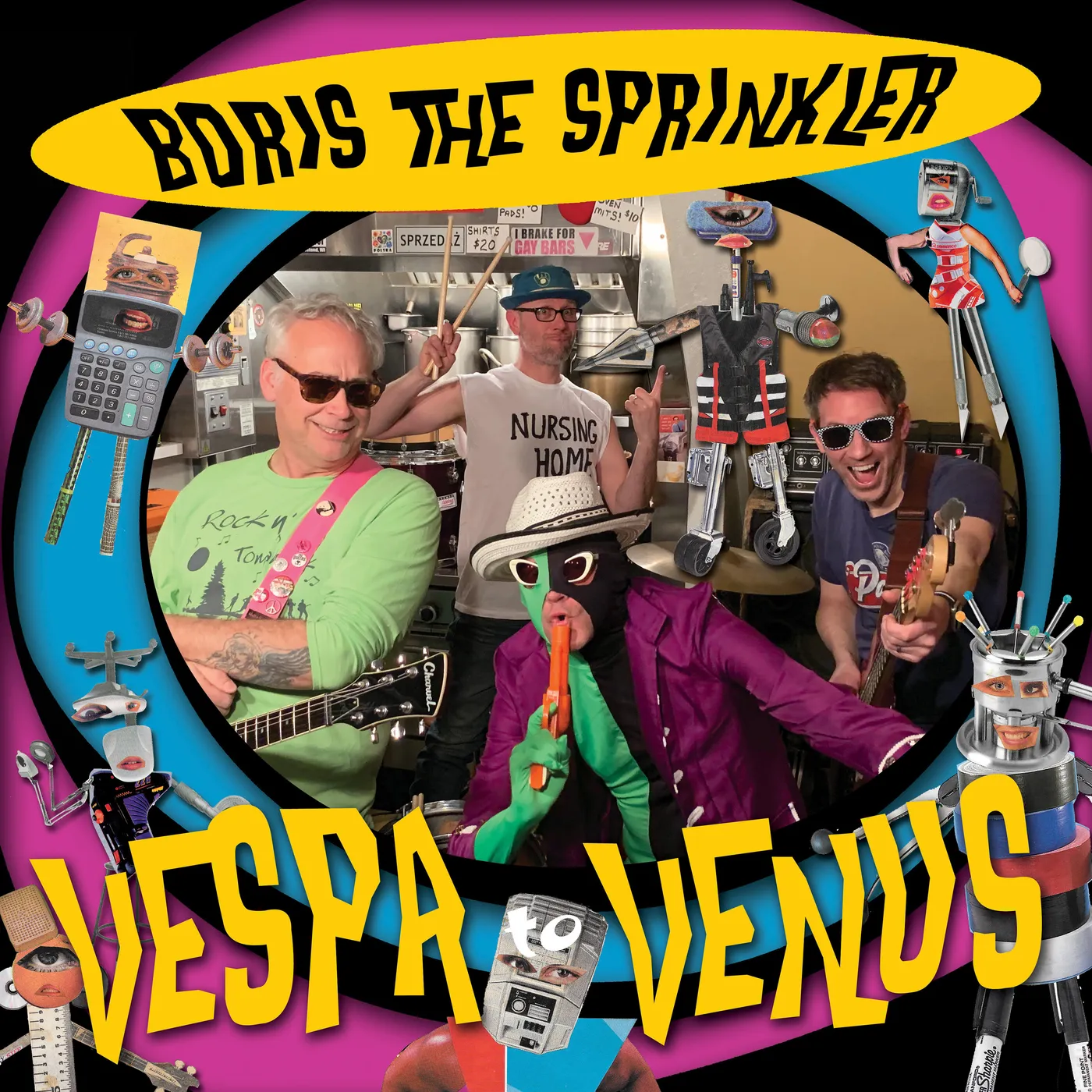 Boris the Sprinkler Vespa to Venus Vinyl Record